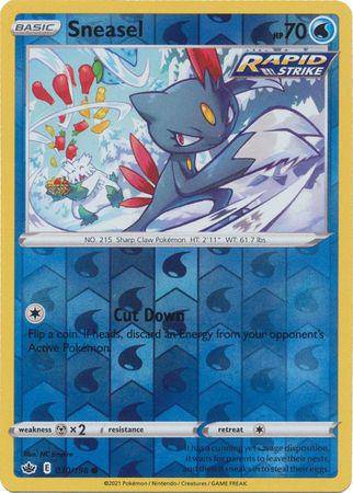 Sneasel : CHILLING REIGN (Reverse holo) - 030/198