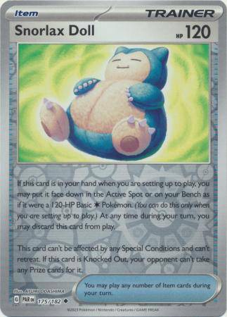 Snorlax Doll : PARADOX RIFT (Reverse holo) - 175/182