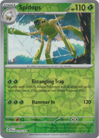 Spidops : PALDEA EVOLVED (Reverse holo) - 018/193