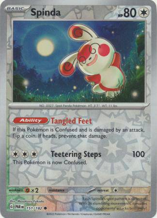 Spinda : PARADOX RIFT (Reverse holo) - 151/182