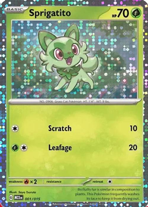 Sprigatito : MCDONALDS 2023 (Holo) - 001/015