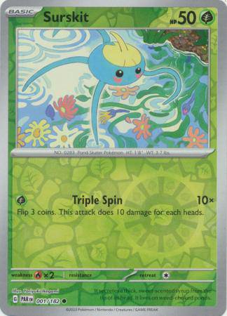 Surskit : PARADOX RIFT (Reverse holo) - 001/182