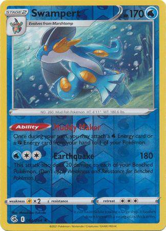 Swampert : FUSION STRIKE (Reverse holo) - 064/264