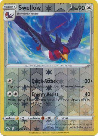 Swellow : VIVID VOLTAGE (Reverse holo) - 134/185