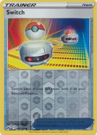 Switch : CROWN ZENITH (Reverse holo) - 144/159