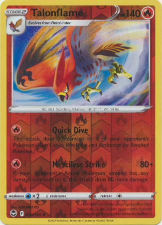 Talonflame : SILVER TEMPEST (Reverse holo) - 029/195