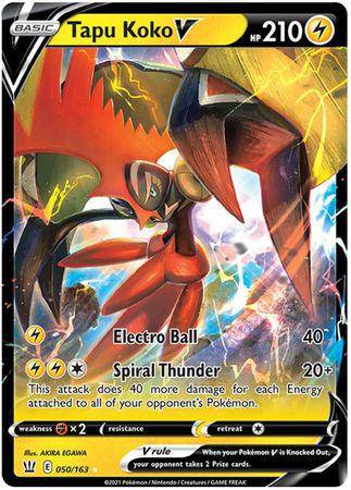 Tapu Koko V : BATTLE STYLES - 050/163 - Lockett Labs UK