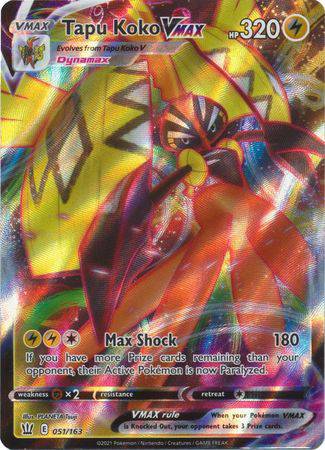 Tapu Koko VMAX : BATTLE STYLES - 051/163