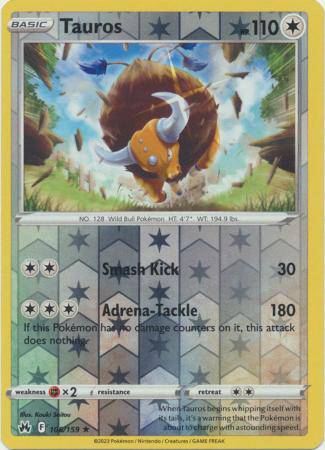 Tauros : CROWN ZENITH (Reverse holo) - 106/159