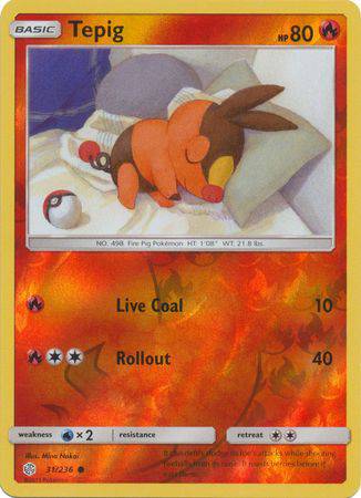 Tepig : COSMIC ECLIPSE (Reverse holo) - 31/236
