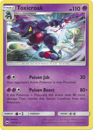 Toxicroak : BURNING SHADOWS - 55/147