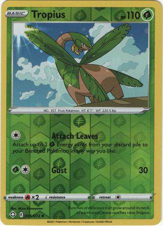 Tropius : SHINING FATES (Reverse holo) - 005/072