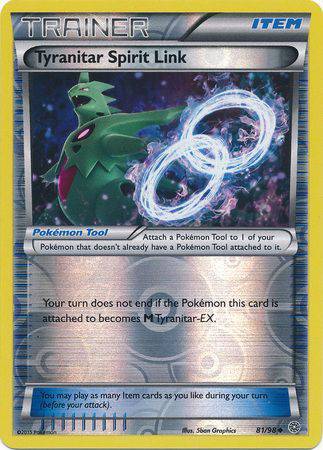 Tyranitar Spirit Link : ANCIENT ORIGINS (Reverse holo) - 81/98
