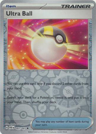 Ultra Ball : PALDEAN FATES (Reverse holo) - 091/091