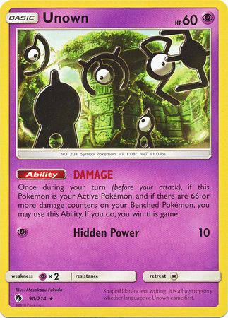 Unown : LOST THUNDER - 90/214