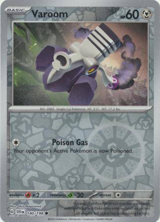 Varoom : SCARLET & VIOLET BASE (Reverse holo) - 140/198