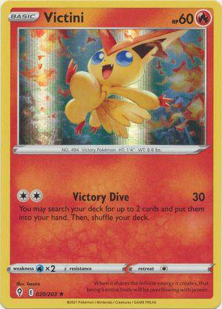 Victini : EVOLVING SKIES (Holo) - 020/203 - Lockett Labs UK