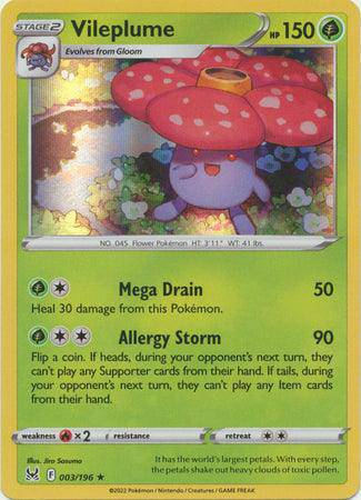 Vileplume : LOST ORIGIN (Holo) - 003/196