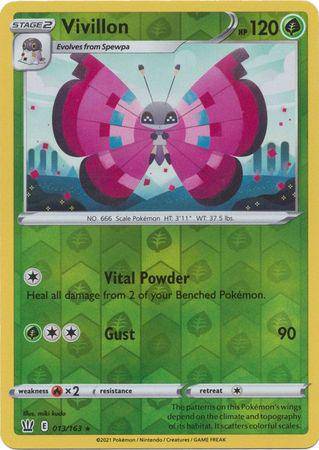 Vivillon : BATTLE STYLES (Reverse holo) - 013/163