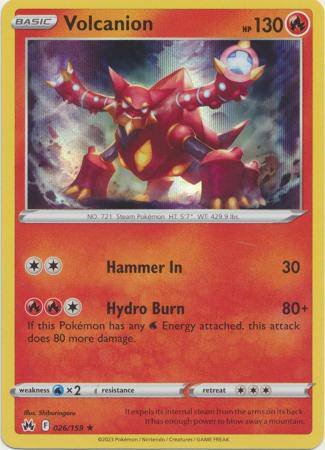 Volcanion : CROWN ZENITH (Holo) - 026/159