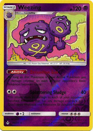 Weezing : UNBROKEN BONDS (Reverse holo) - 74/214