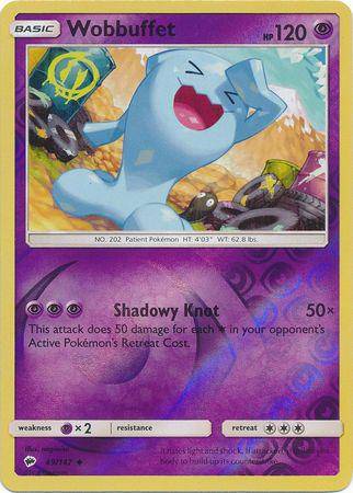 Wobbuffet : BURNING SHADOWS (Reverse holo) - 49/147