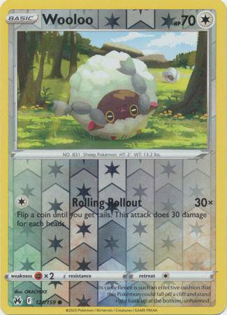 Wooloo : CROWN ZENITH (Reverse holo) - 121/159