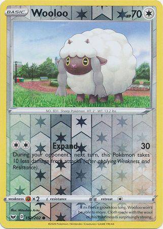 Wooloo : SWORD & SHIELD BASE (Reverse holo) - 152/202