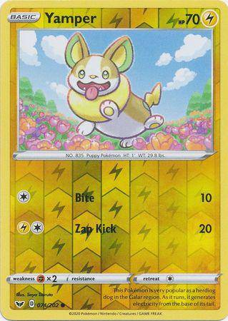 Yamper : SWORD & SHIELD BASE (Reverse holo) - 074/202