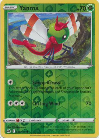 Yanma : CROWN ZENITH (Reverse holo) - 008/159