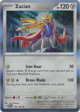 Zacian : PARADOX RIFT (Holo) - 136/182