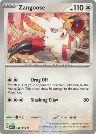 Zangoose : SCARLET & VIOLET BASE - 147/198