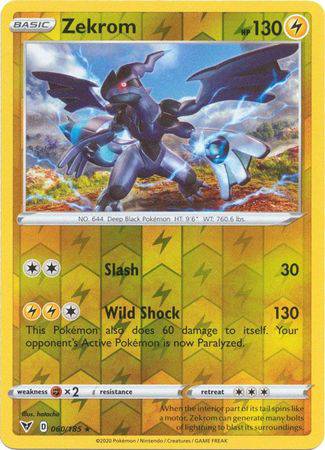 Zekrom : VIVID VOLTAGE (Reverse holo) - 060/185