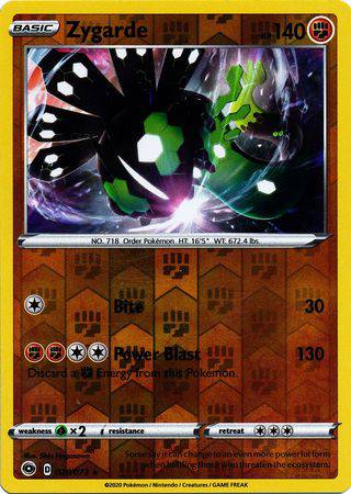 Zygarde : CHAMPION'S PATH (Reverse holo) - 028/073