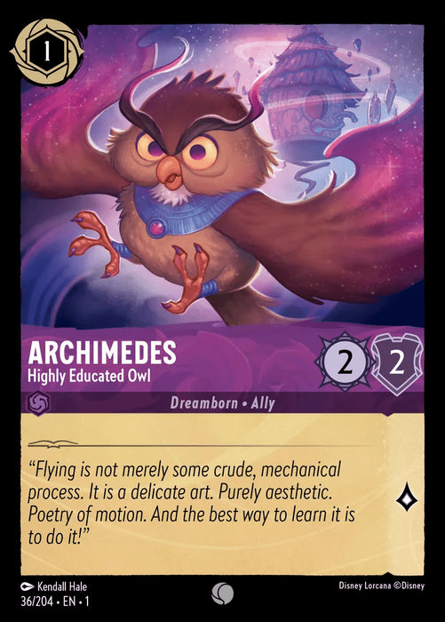 Archimedes : Highly Educated Owl - 36/204