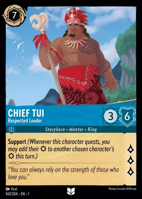 Chief Tui (Foil) : Respected Leader - 143/204