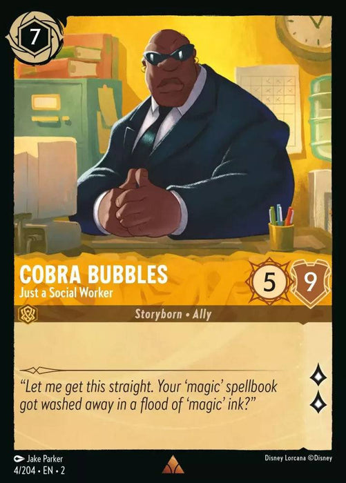 Cobra Bubbles : Just a Social Worker - 4/204