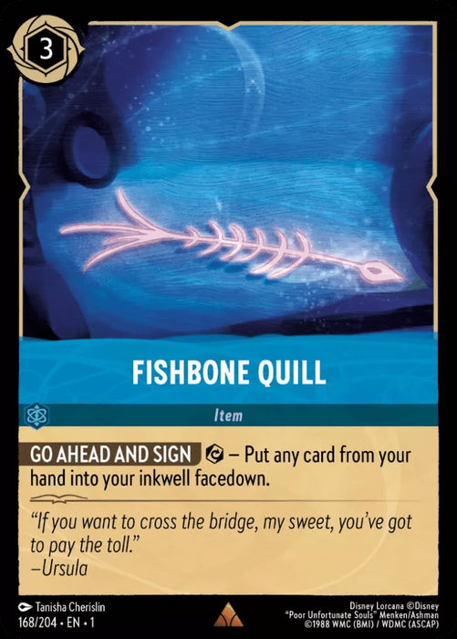 Fishbone Quill (Foil) - 168/204