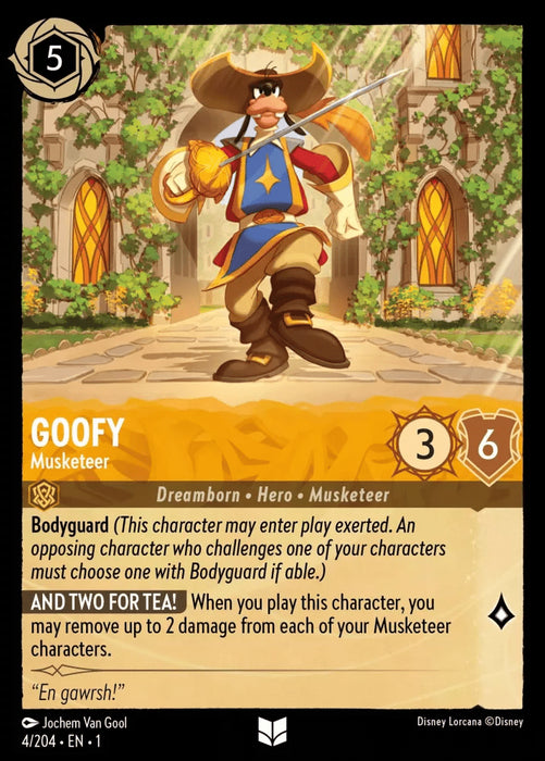 Goofy (Foil) : Musketeer - 4/204