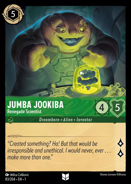 Jumba Jookiba (Foil) : Renegade Scientist - 83/204