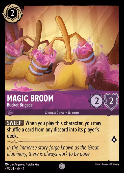 Magic Broom (Foil) : Bucket Brigade - 47/204