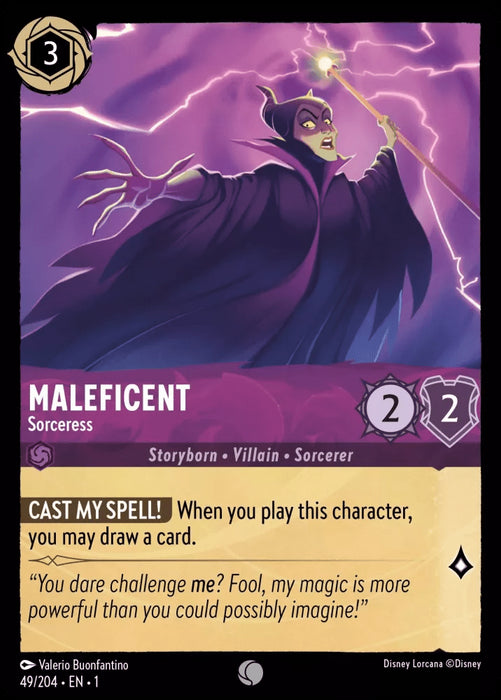 Maleficent (Foil) : Sorceress - 49/204