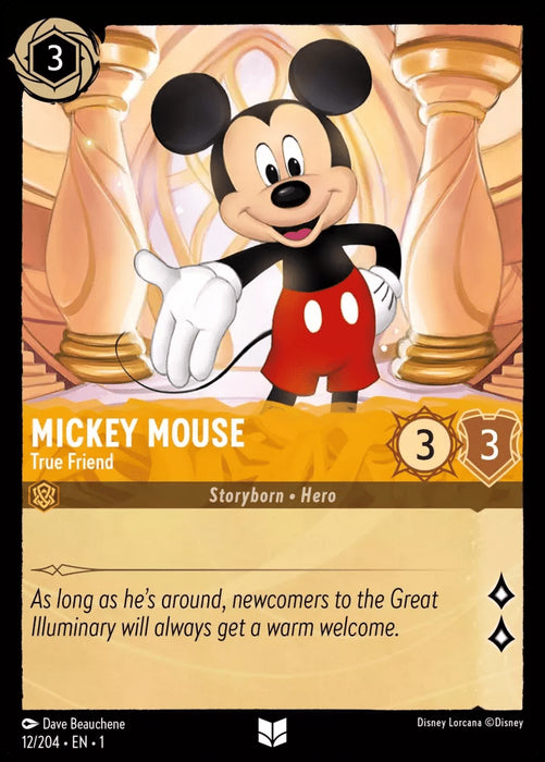 Mickey Mouse (Foil) : True Friend - 12/204