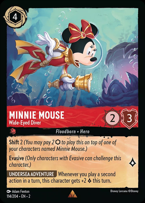 Minnie Mouse : Wide-Eyed Diver - 114/204