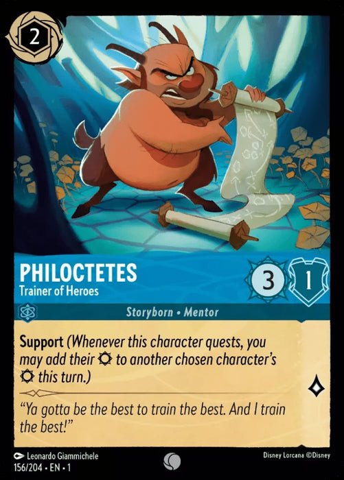 Philoctetes (Foil) : Trainer of Heroes - 156/204