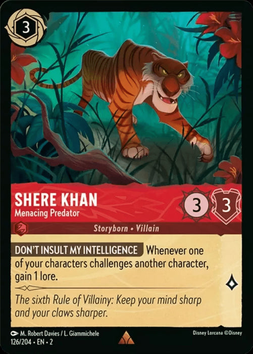 Shere Khan : Menacing Predator - 126/204