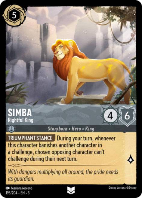 Simba (Foil) : Rightful King - 193/204