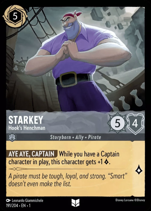 Starkey (Foil) : Hook's Henchman - 191/204