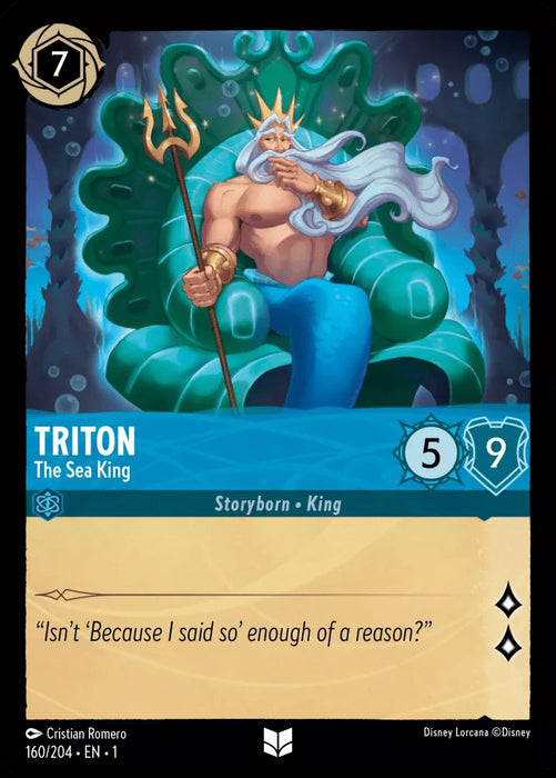 Triton (Foil) : The Sea King - 160/204