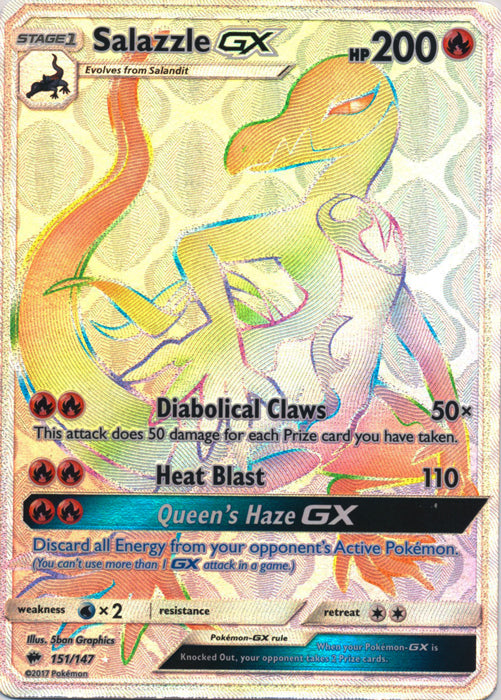 Salazzle GX : BURNING SHADOWS - 151/147